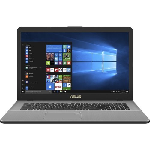  ASUS - 17.3&quot; Laptop - Intel Core i7 - 16GB Memory - NVIDIA GeForce GTX 1050 - 1TB Hard Drive + 256GB Solid State Drive - Star gray
