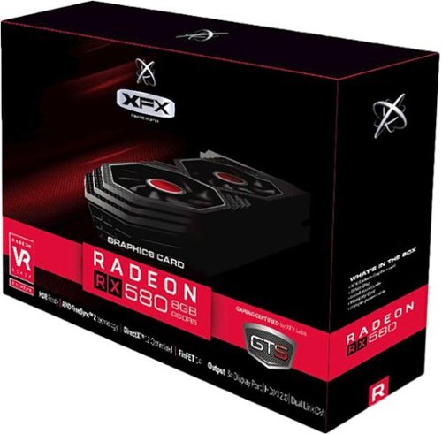 XFX AMD Radeon RX 580 GTS XXX Edition 8GB GDDR5 PCI Express 3.0 Graphics Card - Black BUY ONLINE
