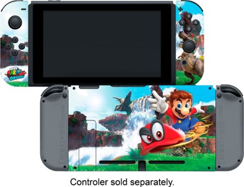  Controller Gear - Super Mario Odyssey Skin &amp; Screen Protector Set for Nintendo Switch - Styles May Vary