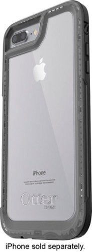 OtterBox - Pursuit Series Case for Apple® iPhone® 7 Plus and 8 Plus - Black/Clear-Front_Standard 