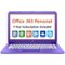 HP - Stream 14" Laptop - Intel Celeron - 4GB - 64GB eMMC Flash Memory - Office 365 Personal 1-Year Subscription Included - Violet purple-Front_Standard