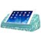 LapGear - Designer Tablet Pillow - Aqua Trellis-Front_Standard