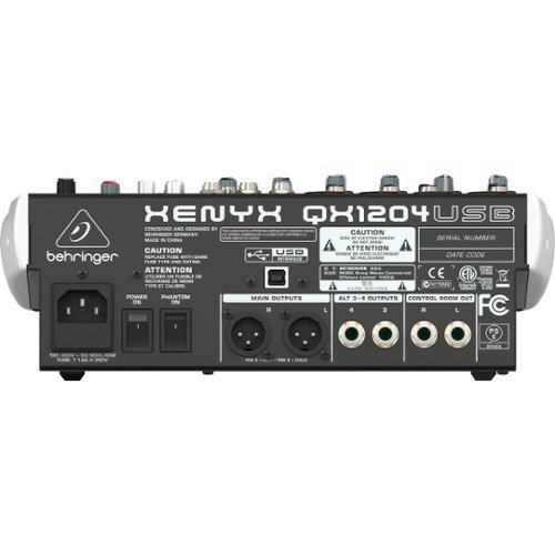 Behringer XENYX Premium 12 Input 2/2 Bus Analog Mixer Black - Best Buy