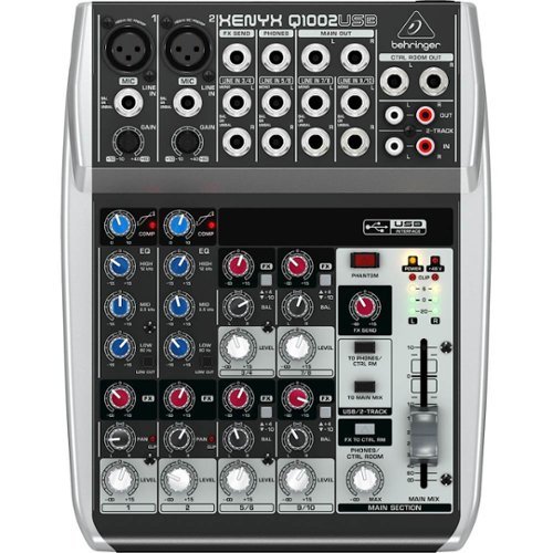 Behringer - XENYX Premium 10-Input 2-Bus Analog Mixer - Black-Front_Standard 