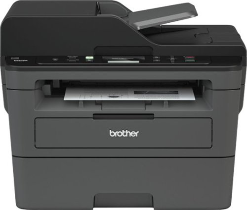 Brother - DCP-L2550DW Wireless Black-and-White All-In-One Refresh Subscription Eligible Laser Printer - Black