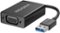 Insignia™ - USB to VGA Adapter - Black-Angle_Standard
