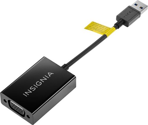 Insignia™ USB to VGA Adapter - Black WORLDWIDE DELIVERY