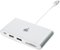 IOGEAR - USB Type-C Memory Card Reader - Silver-Front_Standard