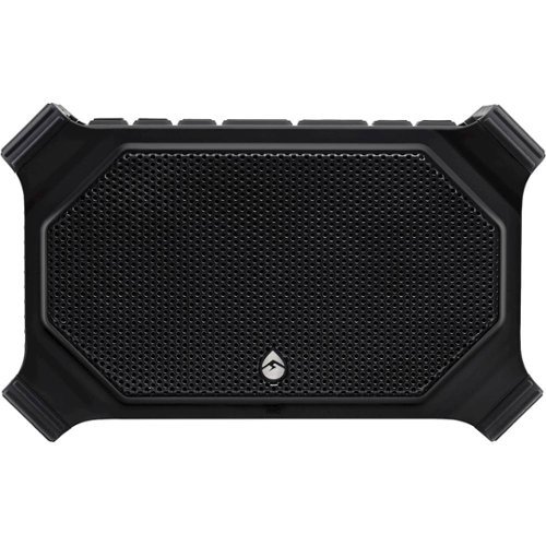 ECOXGEAR - Ecoslate Portable Bluetooth Speaker with Siri Voice Assistant - Black-Front_Standard 