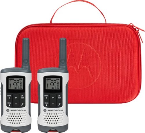Motorola - Talkabout 25-Mile, 22-Channel FRS/GMRS 2-Way Radios (Pair) - White/Red-Angle_Standard 