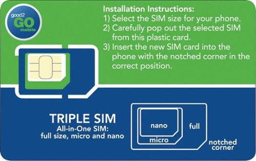 good2GO mobile - $9.99 3-in-1 SIM Card Kit-Front_Standard 