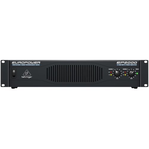 Behringer - EUROPOWER 1300W 2.0-Ch. Power Amplifier - Black-Front_Standard 