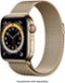 Apple Watch Series 6 (GPS + Cellular) 40mm Gold Stainless Steel Case with Gold Milanese Loop - Gold-Front_Standard 