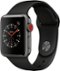 Apple - Watch Series 3 (GPS + Cellular) 38mm Aluminum Case with Black Sport Band - Space Gray - (2017)-Left_Standard 