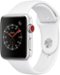 Apple Watch Series 3 (GPS + Cellular) 42mm Silver Aluminum Case with White Sport Band - Silver Aluminum-Left_Standard 