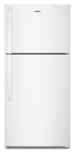Whirlpool - 19.2 Cu. Ft. Top-Freezer Refrigerator with Total Coverage Cooling - White