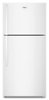 Whirlpool - 30 in. Wide 19.2 cu. ft. Top-Freezer Refrigerator with Total Coverage Cooling - White-Front_Standard