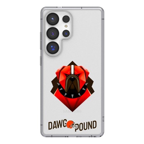 Keyscaper - NFL - Cleveland Browns Galaxy Clear Case - S24 - Multicolor-Front_Standard 