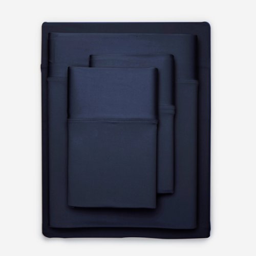 SHEEX - Sleep Tech Sheet Set - Queen - Navy-Front_Standard 