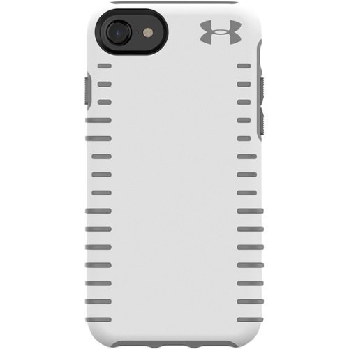 Under Armour - UA Protect Grip Case for Apple® iPhone® 6, 6s, 7 and 8 - White/Black-Front_Standard 