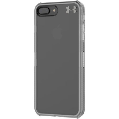 Under Armour - UA Protect Verge Case for Apple® iPhone® 7 Plus and 8 Plus - Clear/Graphite/Gunmetal Logo