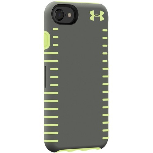 Under Armour - UA Protect Grip Case for Apple® iPhone® 6, 6s, 7 and 8 - Graphite/Quirky Lime-Front_Standard 