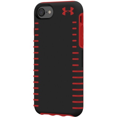 Under Armour - UA Protect Grip Case for Apple® iPhone® 6, 6s, 7 and 8 - Black/Red-Front_Standard 