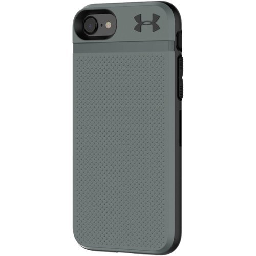 Under Armour - UA Protect Stash Case for Apple® iPhone® 7 and 8 - Graphite/Black-Front_Standard 