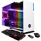 CyberPowerPC - Gamer Xtreme Desktop - Intel Core i7 - 8GB Memory - NVIDIA GeForce GTX 1070 - 120GB Solid State Drive + 1TB Hard Drive - White-Front_Standard