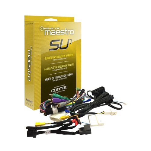 iDatalink - Maestro Wiring Harness for Select Subaru Vehicles - Black