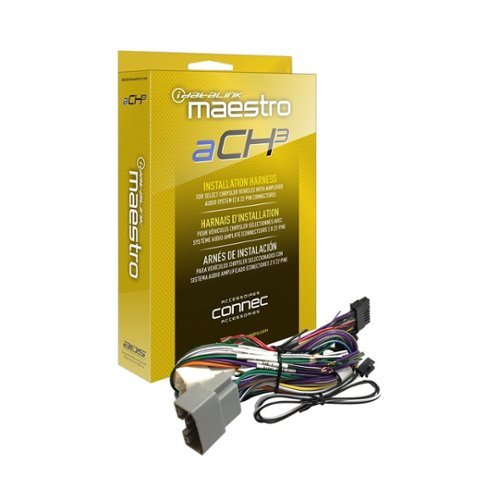 iDatalink - Maestro Wiring Harness for Select Chrysler, Dodge and Fiat Vehicles - Black/green/orange/red/white/yellow