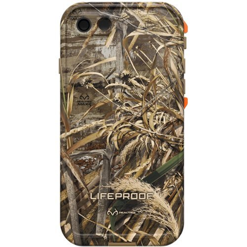  LifeProof - Fre Marine Case for Apple® iPhone® 7 and 8 - Orange/REALTREE MAX5