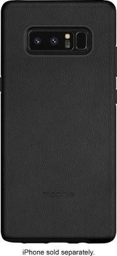 mophie - External Battery Case for Samsung Galaxy Note8 - Black-Front_Standard 