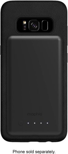 mophie - External Battery Case for Samsung Galaxy S8 - Black