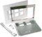 GE - 27" Trim Kit for 2.1 Cu. Ft. Countertop Microwave Ovens - Stainless Steel-Front_Standard