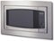30" Trim Kit for GE 2.1 Cu. Ft. Countertop Microwaves - Stainless Steel-Front_Standard
