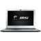 MSI - 15.6" Laptop - Intel Core i7 - 8GB Memory - NVIDIA GeForce MX150 - 1TB Hard Drive - Aluminum silver-Front_Standard
