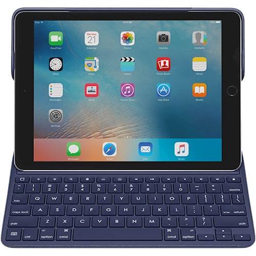  Logitech - CREATE Keyboard Case for Apple® 9.7-Inch iPad® Pro - Blue