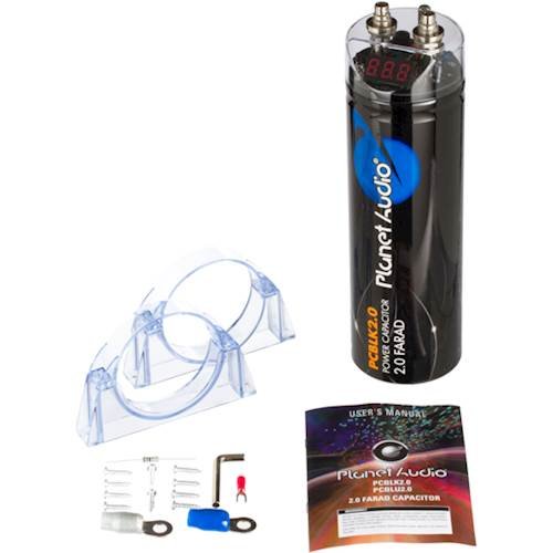 Planet Audio 2 Farad Capacitor - Black WORLDWIDE DELIVERY