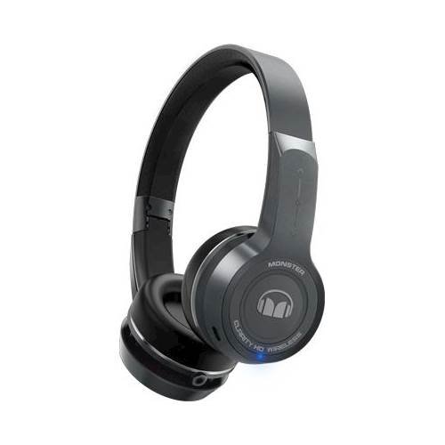 Monster - ClarityHD Wireless On-Ear Headphones - Gunmetal-Front_Standard 