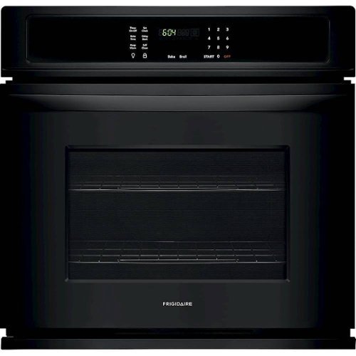 Frigidaire - 27" Built-In Single Electric Wall Oven - Black