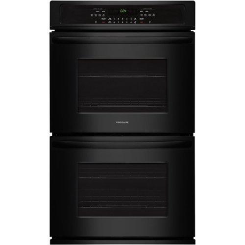 Frigidaire - 27" Built-In Double Electric Wall Oven - Black