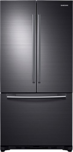  Samsung - 18 Cu.Ft. French Door Counter-Depth Fingerprint Resistant Refrigerator