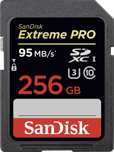  SanDisk - Extreme Pro 256GB SDXC UHS-I Memory Card