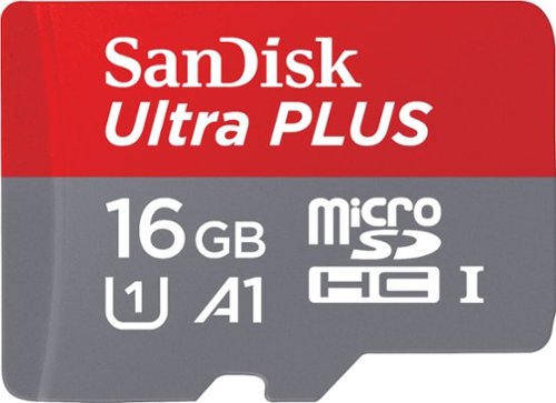  SanDisk - Ultra PLUS 16GB microSDHC UHS-I Memory Card
