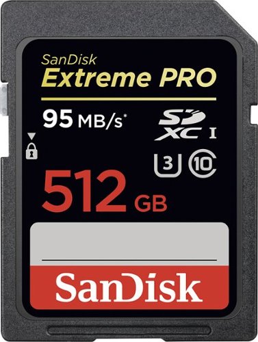  SanDisk - Extreme Pro 512GB SDXC UHS-I Memory Card