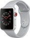 Geek Squad Certified Refurbished Apple Watch Series 3 (GPS + Cellular) 42mm with Fog Sport Band - Silver Aluminum - (2017)-Angle_Standard
