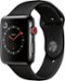 Geek Squad Certified Refurbished Apple Watch Series 3 (GPS + Cellular) 42mm with Black Sport Band - Space Black Stainless Steel-Angle_Standard 