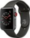 GS Cert Refurb Apple Watch Series 3 (GPS + Cell), 42mm Space Gray Aluminum Case w Sport Band - Space Gray - (2017) - Space Gray - (2017)-Angle_Standard