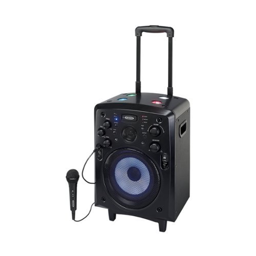 JENSEN - Powered Wireless 2-Way Speaker (Each) - Black-Front_Standard 